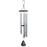 Lord's Prayer 44" Silver Wind Chime Gifts