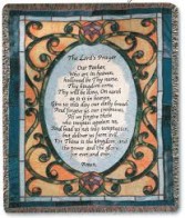 Lord's Prayer Funeral throw