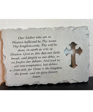 Lord's Prayer Stone sympathy stone