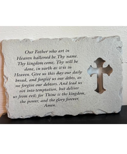 Lord's Prayer Stone sympathy stone