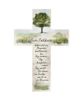 Lord's Prayer Wall Cross Sympathy Gift Item