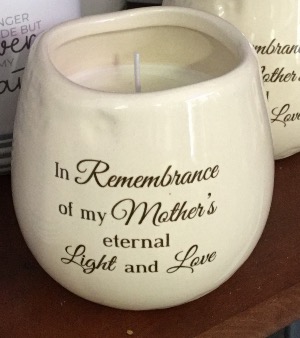 Loss of mother candle Gift