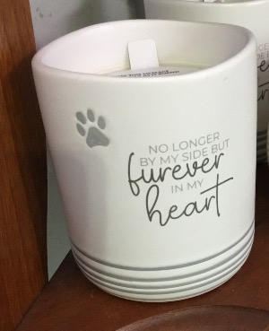 Loss of pet candle Gift