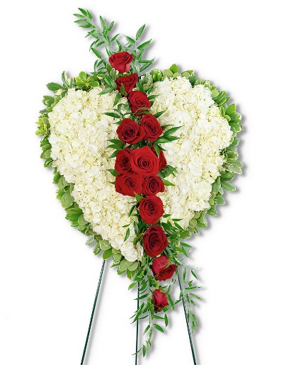 Lost Love Heart Sympathy Arrangement