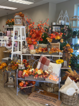 Lots of Fall Silk Arrangements Please call if you would like to order something you see!