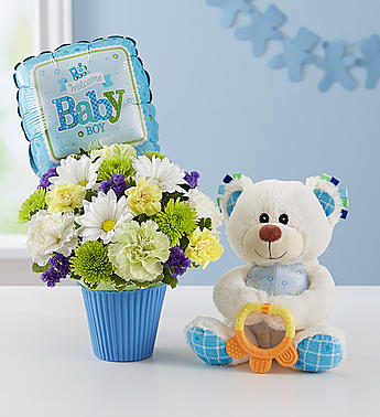 Lotsa Love Baby Boy 1-800 Flowers Gift