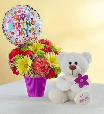 Lotsa Love® Birthday Arrangement in Croton On Hudson, NY | Cooke's Little Shoppe Of Flowers