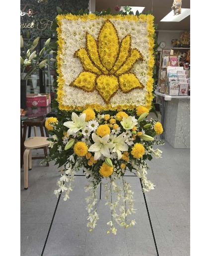 Lotus Serenity Floral Stand