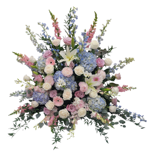 Lou's Loving Garden Funeral Spray Companion Piece