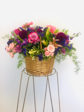 LOVE AND JOY FLORAL BASKET Floral Basket 