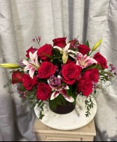 VD3  Love and Lilies Arrangement  in Shreveport, Louisiana | LaBloom Florist