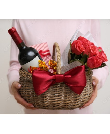 Love & Romance Gift Basket  