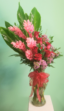 Tower of Love Vase Arrangement