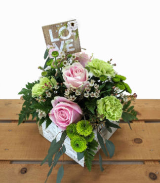 Flower Arrangements Box Roses Gallery