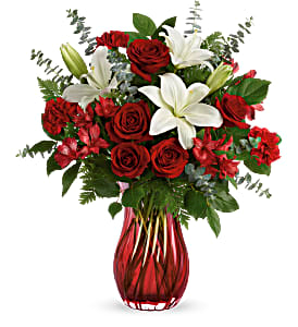 Love Conquers All Bouquet Fresh Arrangement
