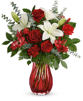 LOVE CONQUERS ALL Vase Arrangement 