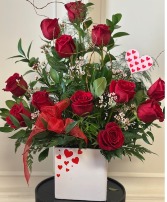 Love Cube Floral Arrangement 