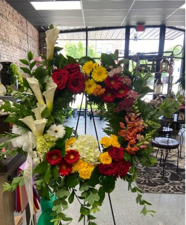 Love Eternal Wreath- Must call to order in Beech Grove, IN | THE ROSEBUD FLOWERS & GIFTS