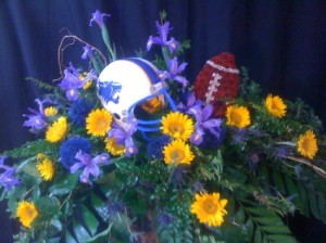 Love for the Game Casket Spray in Spring, TX | TOWNE FLOWERS Love for the Game Casket Spray in Spring, TX | TOWNE FLOWERS