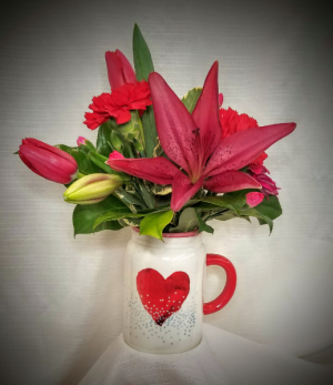 Love in a Mug-SOLD OUT Fresh arrangement in Bolivar, MO | The Flower Patch & More Love in a Mug-SOLD OUT Fresh arrangement in Bolivar, MO | The Flower Patch & More