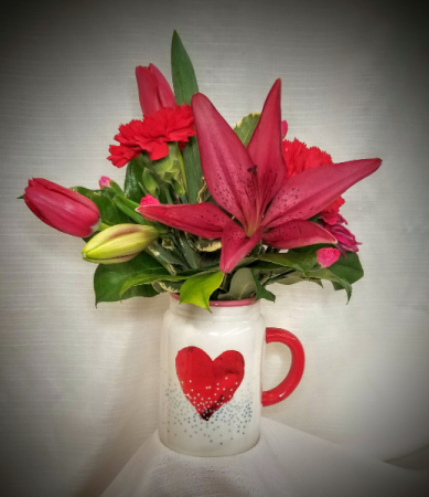 Love in a Mug-SOLD OUT Fresh arrangement