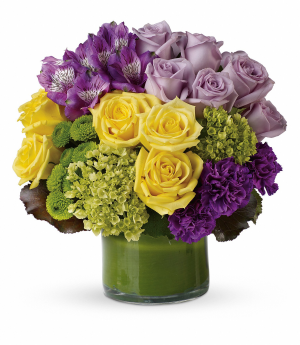 Love in Purple Vase