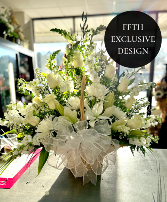 Love & Light Basket Sympathy Arrangement