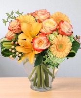 Love Me at Sunset Vase Arrangement 