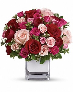 Love Medley Bouquet with Red Roses ---