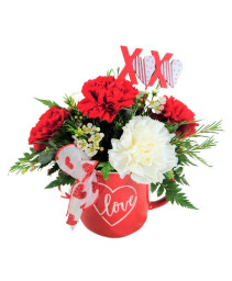 Love Mug Floral Arrangement