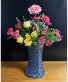 Love My Mom Purple vase of fresh cut flowers.