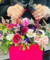 Love On The Go Floral Purse Arrangement Purse 