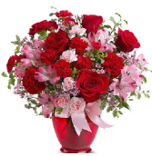 Love Pop Vase Arrangement