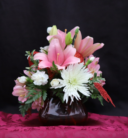 Love Puff Bouquet Centerpiece