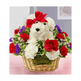 Love Pup Floral Arrangement