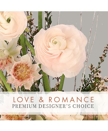 Love & Romance Artistry Premium Designer's Choice in Chamberlain, SD | THE FLOWER BARREL & BALLOONS