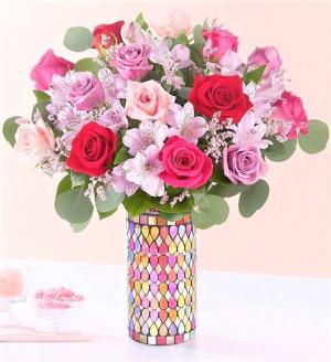 That Song in My Heart is YOU! Keepsake Mosaic Vase (Gorgeous!)