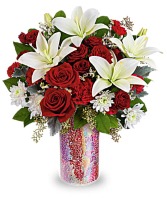 love Sparkles Bouquet   Vase Arrangement in Kernersville, North Carolina | YOUNG'S FLORIST