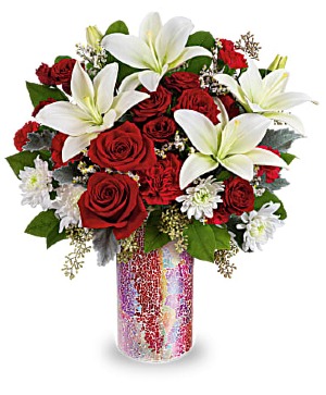 love Sparkles Bouquet   Vase Arrangement