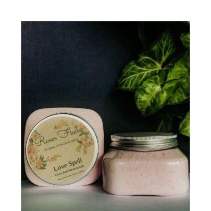 Love Spell Bath Bomb Jar Waveland Candle Company