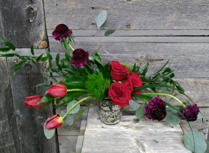 Love Swept Vase Arrangement