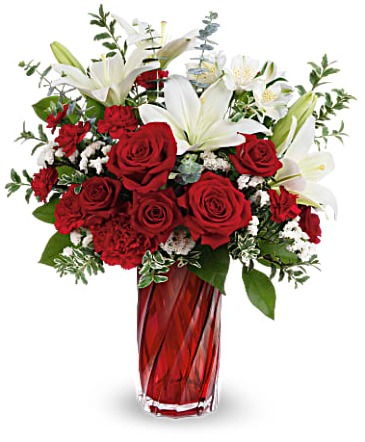 Love Swirling Color pink-red only available in Snellville, GA | SNELLVILLE FLORIST
