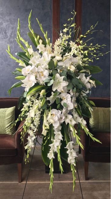 Love takes Flight Spray  Flowers for the Service  in Oakville, ON | ANN'S FLOWER BOUTIQUE - Wedding & Event Florist