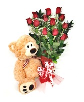 Love, Teddy Presentation roses