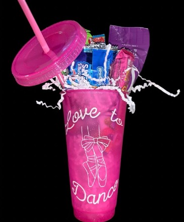Love to Dance  Goodie Cup in Temple, TX | PRECIOUS MEMORIES FLORIST & GIFTS