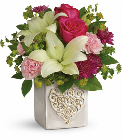 Love To Love You All-Around Floral Arrangement