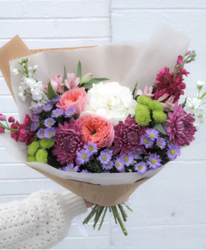 Love You Bouquet Wrapped Bouquet