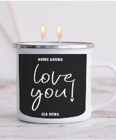 Love you candle mug 