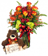 Love You Like Crazy Teddy Arrangement