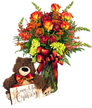 Love You Like Crazy Teddy Arrangement in Spanish Fork, UT | 3C Floral